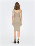 ONLLINA SL SLIT DRESS KNT pumice stone