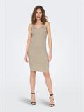 ONLLINA SL SLIT DRESS KNT pumice stone