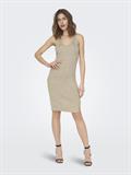 ONLLINA SL SLIT DRESS KNT pumice stone