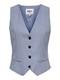 ONLLINDA S/L MEL FIT WAISTCOAT TLR NOOS vintage indigo