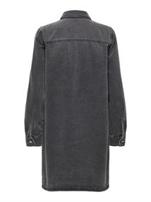 ONLLISA L/S DNM DRESS GUA washed black