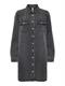 ONLLISA L/S DNM DRESS GUA washed black