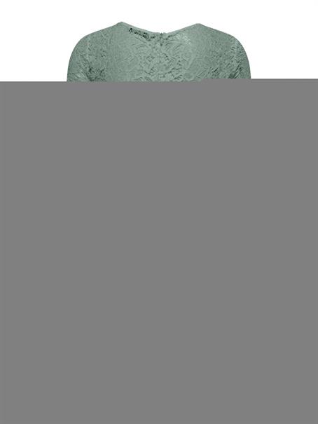 ONLLIVA 3/4 LACE MIX DRESS CS WVN lily pad