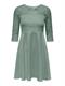 ONLLIVA 3/4 LACE MIX DRESS CS WVN lily pad