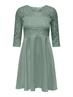 ONLLIVA 3/4 LACE MIX DRESS CS WVN lily pad