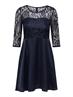 ONLLIVA 3/4 LACE MIX DRESS CS WVN night sky