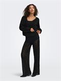ONLLIVA LS V-NECK WRAP KNT black