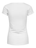 ONLLIVE LOVE S/S ONECK TOP NOOS JRS white