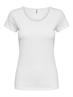 ONLLIVE LOVE S/S ONECK TOP NOOS JRS white