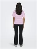 ONLLIVINA S/S STRIPE TEE JRS NOOS bonbon