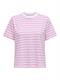 ONLLIVINA S/S STRIPE TEE JRS NOOS bonbon