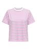 ONLLIVINA S/S STRIPE TEE JRS NOOS bonbon