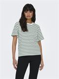 ONLLIVINA S/S STRIPE TEE JRS NOOS jadeite