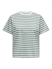 ONLLIVINA S/S STRIPE TEE JRS NOOS jadeite