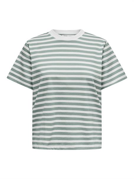 ONLLIVINA S/S STRIPE TEE JRS NOOS jadeite