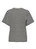ONLLIVINA S/S STRIPE TEE JRS NOOS weiß1