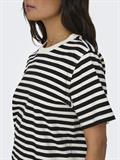 ONLLIVINA S/S STRIPE TEE JRS NOOS weiß1