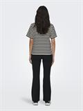 ONLLIVINA S/S STRIPE TEE JRS NOOS weiß1