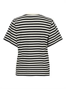 ONLLIVINA S/S STRIPE TEE JRS NOOS weiß1