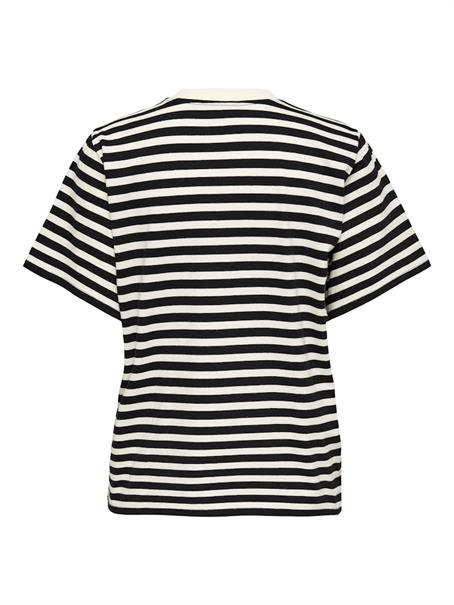 ONLLIVINA S/S STRIPE TEE JRS NOOS weiß1
