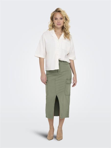 ONLLOLA HW CARGO LONG SLIT SKIR PNT NOOS kalamata