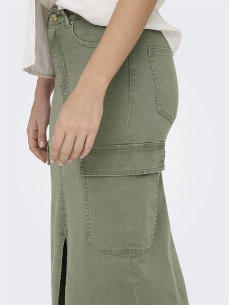 ONLLOLA HW CARGO LONG SLIT SKIR PNT NOOS kalamata