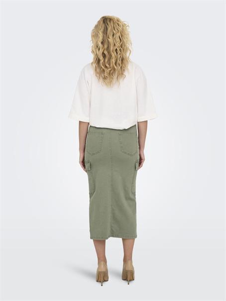 ONLLOLA HW CARGO LONG SLIT SKIR PNT NOOS kalamata