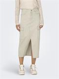 ONLLOLA HW CARGO LONG SLIT SKIR PNT NOOS silver lining