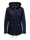 ONLLORCA CANVAS PARKA OTW NOOS blue graphite