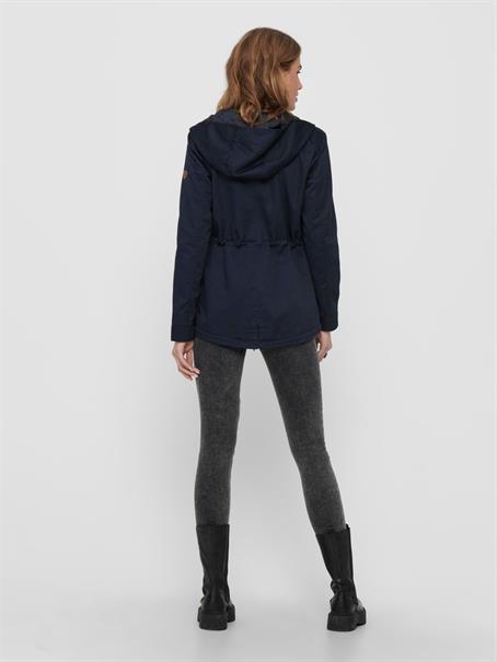 ONLLORCA CANVAS PARKA OTW NOOS blue graphite
