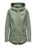 ONLLORCA CANVAS PARKA OTW NOOS hedge green