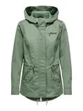 ONLLORCA CANVAS PARKA OTW NOOS hedge green