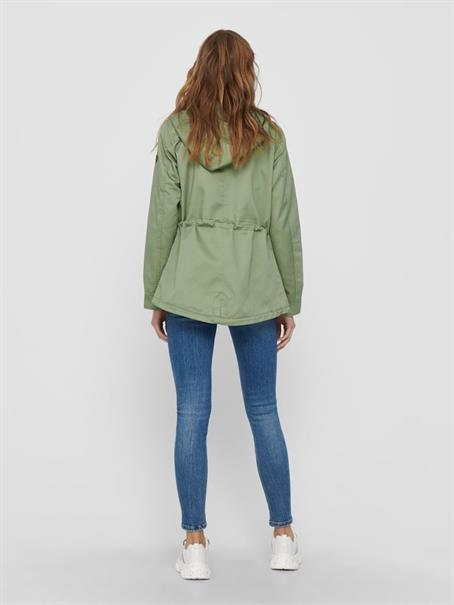 ONLLORCA CANVAS PARKA OTW NOOS hedge green