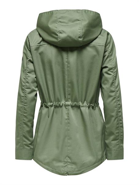 ONLLORCA LIFE CANVAS PARKA CC OTW hedge green