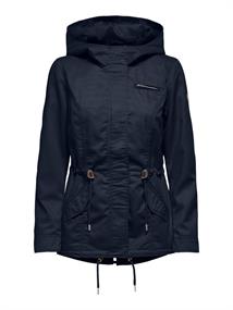 ONLLORCA LIFE CANVAS PARKA OTW NOOS blau2