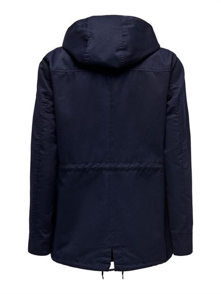 ONLLORCA LIFE CANVAS PARKA OTW NOOS blue graphite