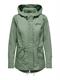 ONLLORCA LIFE CANVAS PARKA OTW NOOS hedge green