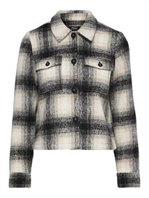 ONLLOU SHORT CHECK JACKET OTW NOOS pumice stone1