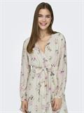 ONLLUCCA L/S WRAP DRESS PTM pumice stone