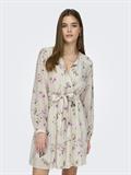ONLLUCCA L/S WRAP DRESS PTM pumice stone