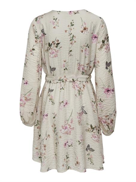 ONLLUCCA L/S WRAP DRESS PTM pumice stone