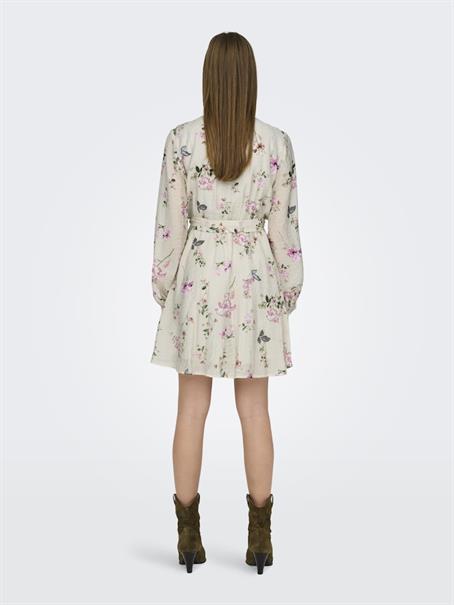ONLLUCCA L/S WRAP DRESS PTM pumice stone