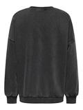 ONLLUCINDA L/S OVERSIZE WILD O-NECK SWT black