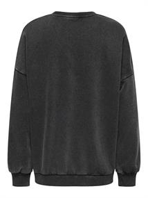 ONLLUCINDA L/S OVERSIZE WILD O-NECK SWT black