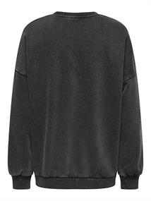 ONLLUCINDA L/S OVERSIZE WILD O-NECK SWT black