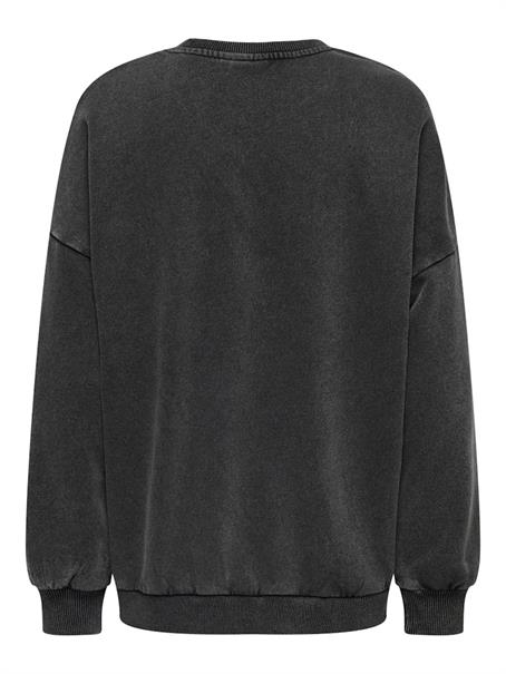 ONLLUCINDA L/S OVERSIZE WILD O-NECK SWT black