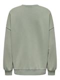 ONLLUCINDA L/S OVERSIZE WILD O-NECK SWT hedge green