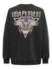 ONLLUCINDA L/S TAMED O-NECK BOX SWT black