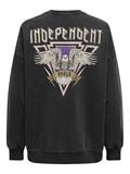 ONLLUCINDA L/S TAMED O-NECK BOX SWT black