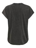 ONLLUCY LIFE S/S ROSES TOP BOX JRS black